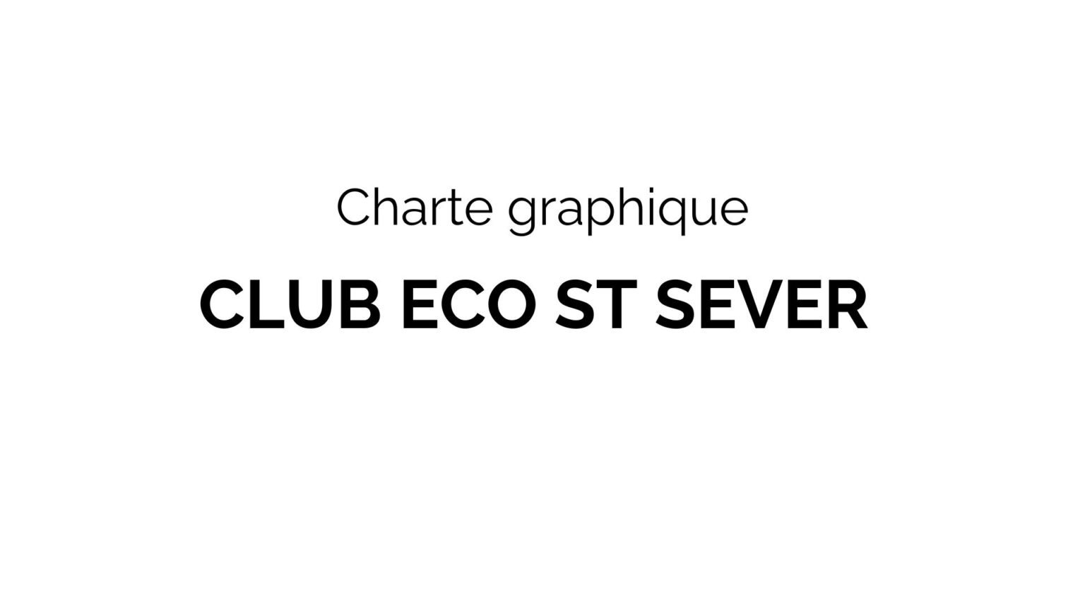 Charte graphique St Sever page 1