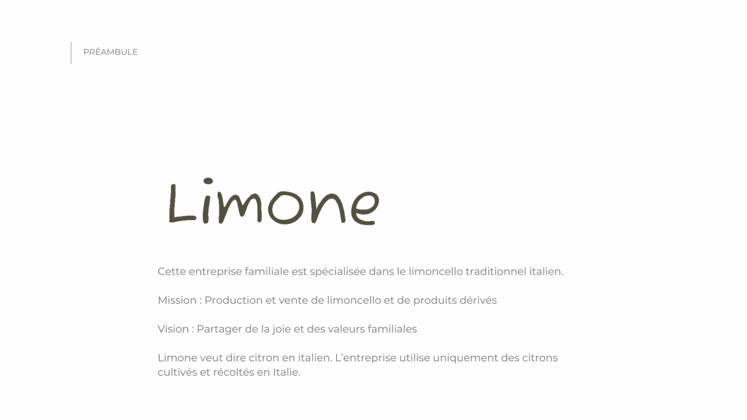 Charte graphique Limone page 3