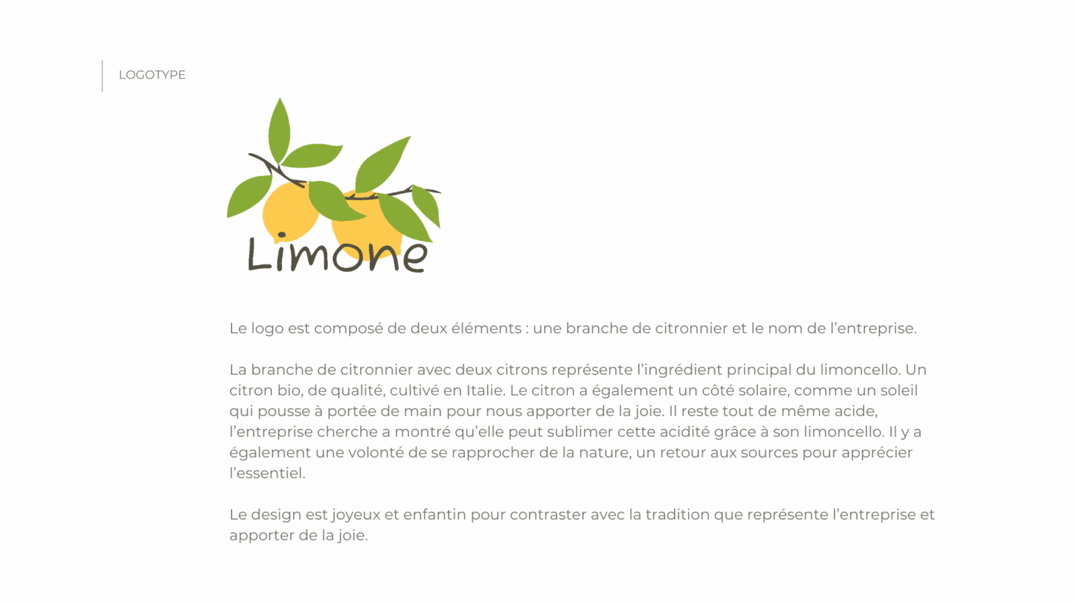 Charte graphique Limone page 4
